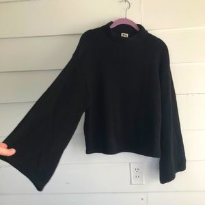 NWOT Anne Klein mock neck wide sleeve sweater